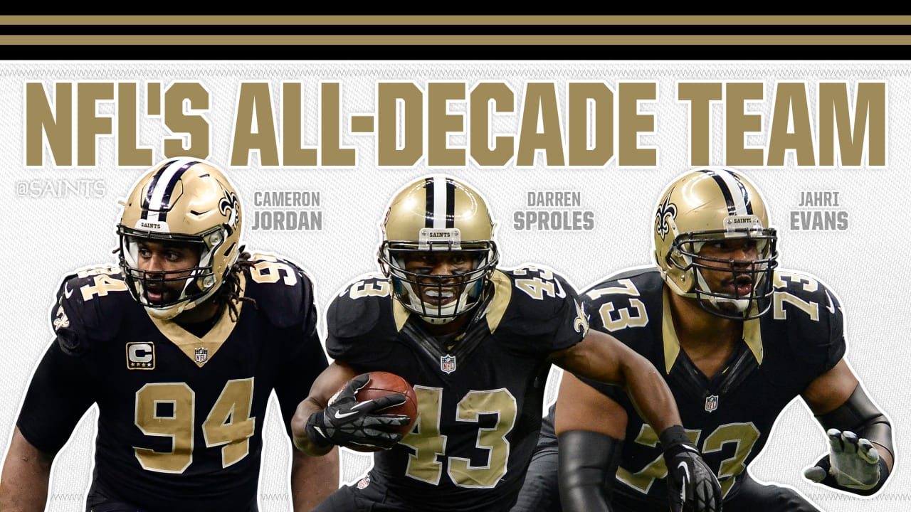 Cameron Jordan, Jahri Evans, Darren Sproles named to All-Decade Team –  Crescent City Sports