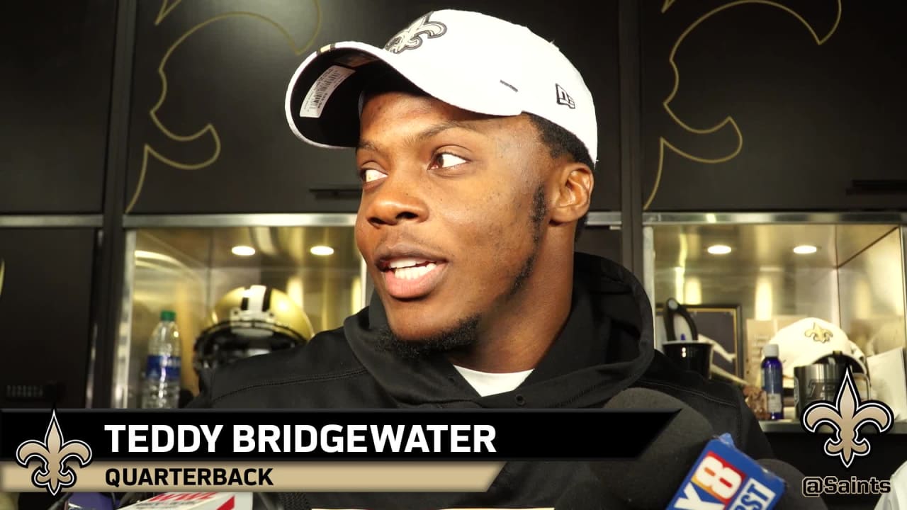 Saints Quarterback Teddy Bridgewater Rides His Bike to Games