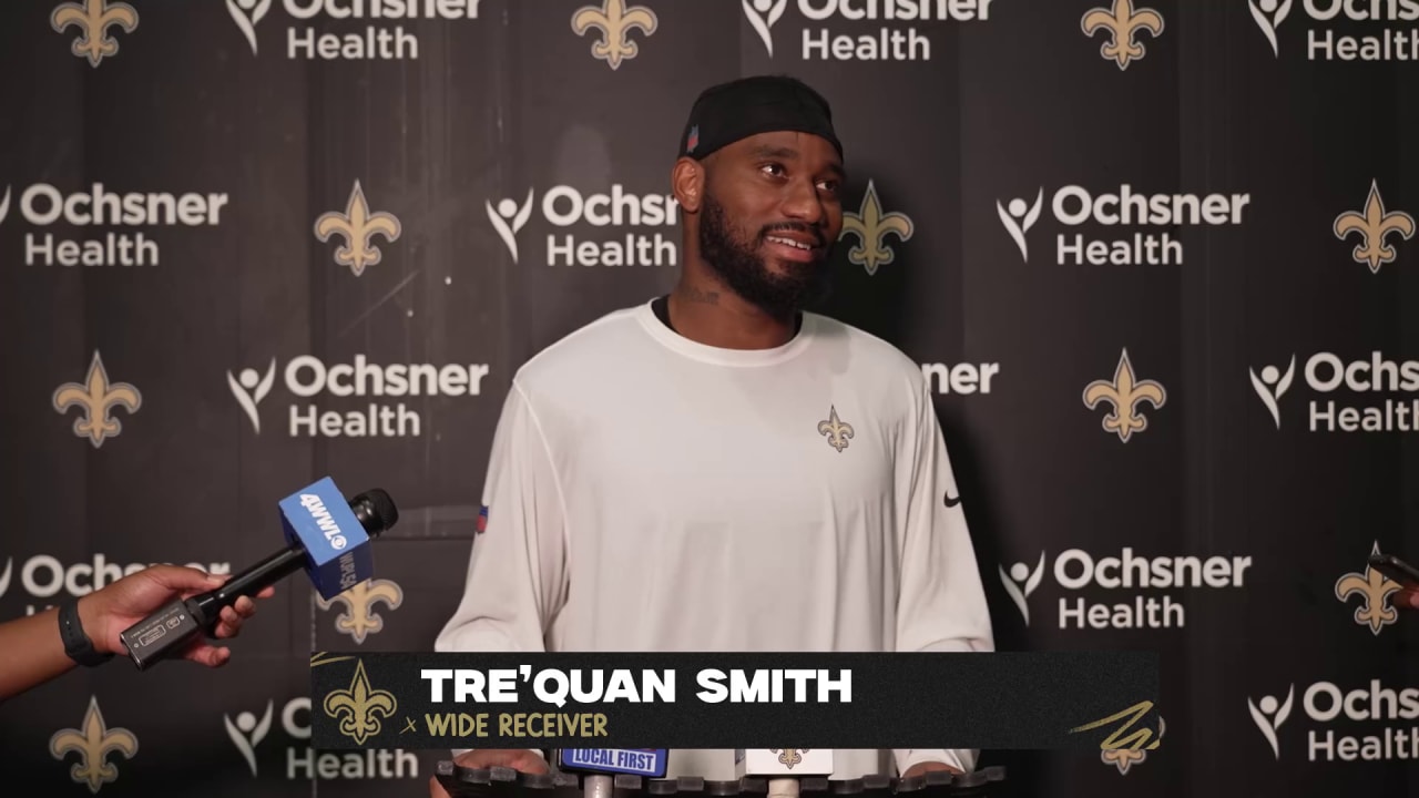 Training Camp Saints WR Tre'Quan Smith on Derek Carr 1st Impressions