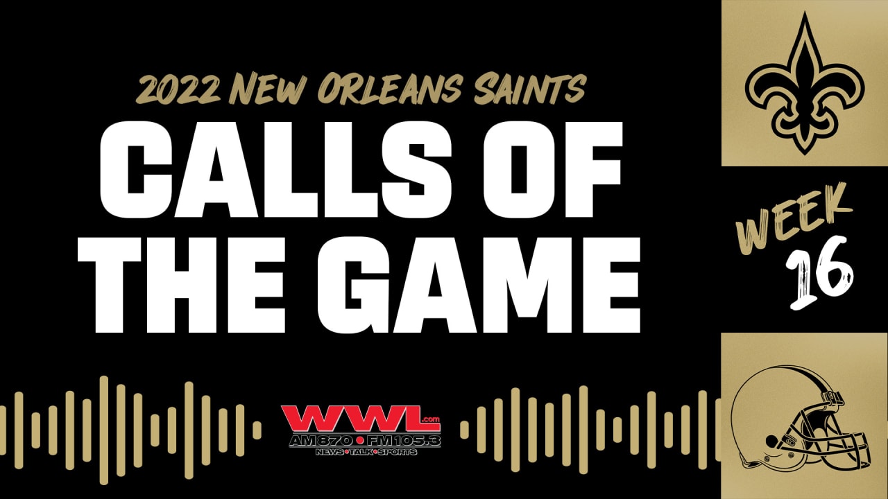 Browns vs. Saints Calls of the Game