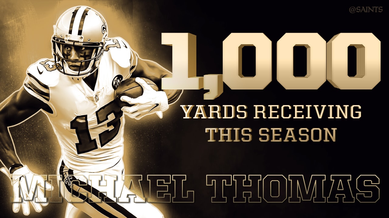 Michael Thomas Sets Saints Single-Game Receiving Record! 