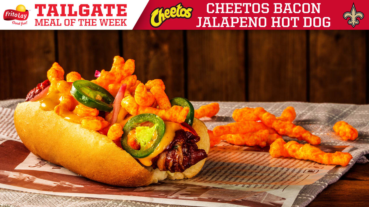 FritoLay Tailgate Meal of the Week: Cheetos Bacon Jalapeno Hot Dog