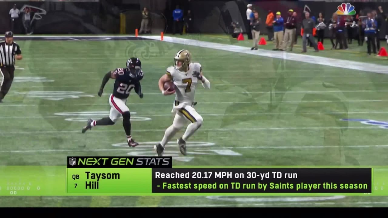 Saints QB Taysom Hill Starts Game Against Falcons With Perfect TD Drive