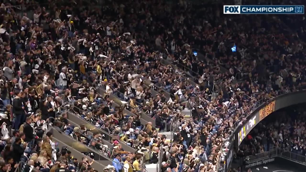 NFL - The Superdome has never been louder. 