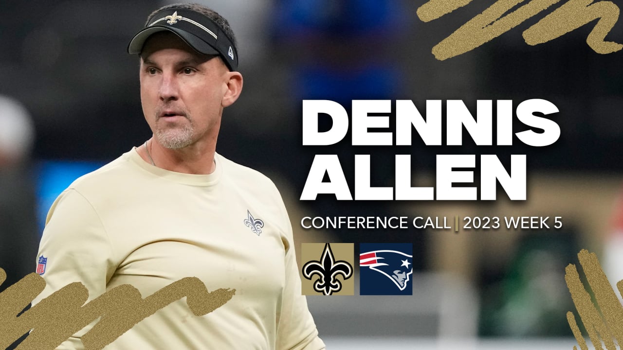 Coach Dennis Allen talks Titans game ahead of Week 1 vs. Tennessee Titans