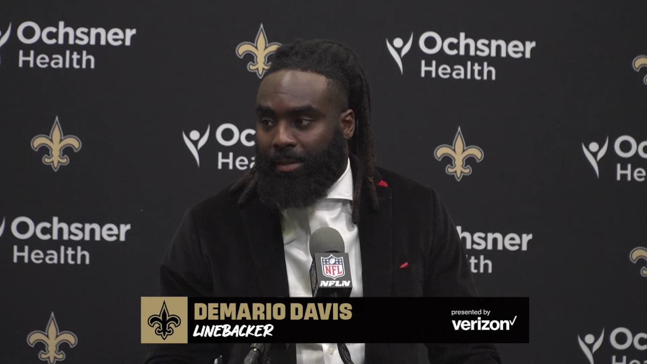 Demario Davis Postgame Interview, Bucs vs. Saints Monday Night Football