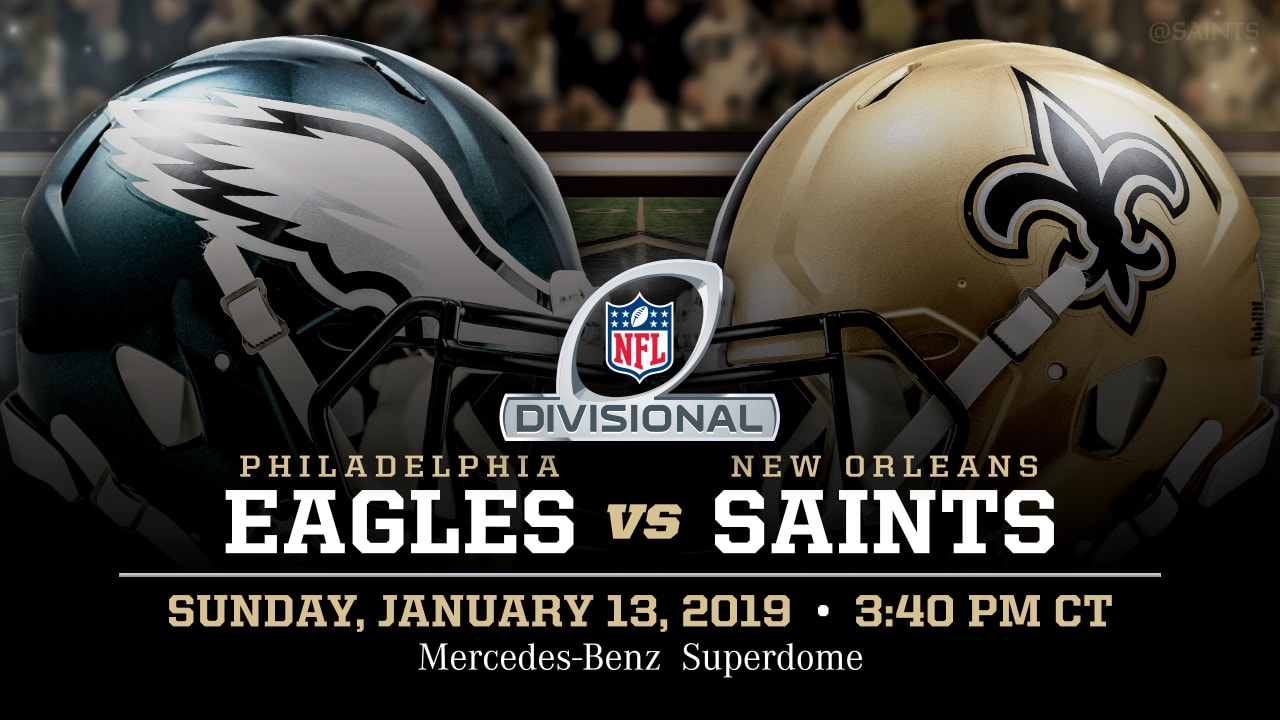 New Orleans Saints vs Philadelphia Eagles on January 1