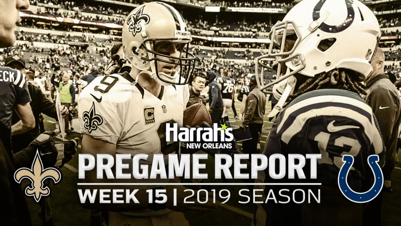 Pregame Report New Orleans Saints vs Indianapolis Colts