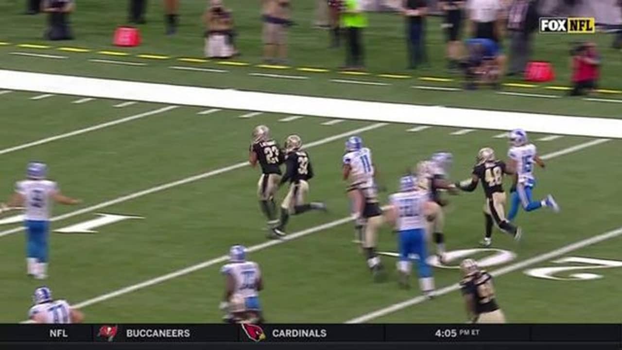 Marshon Lattimore saw New Orleans Saints game-winning pick six coming