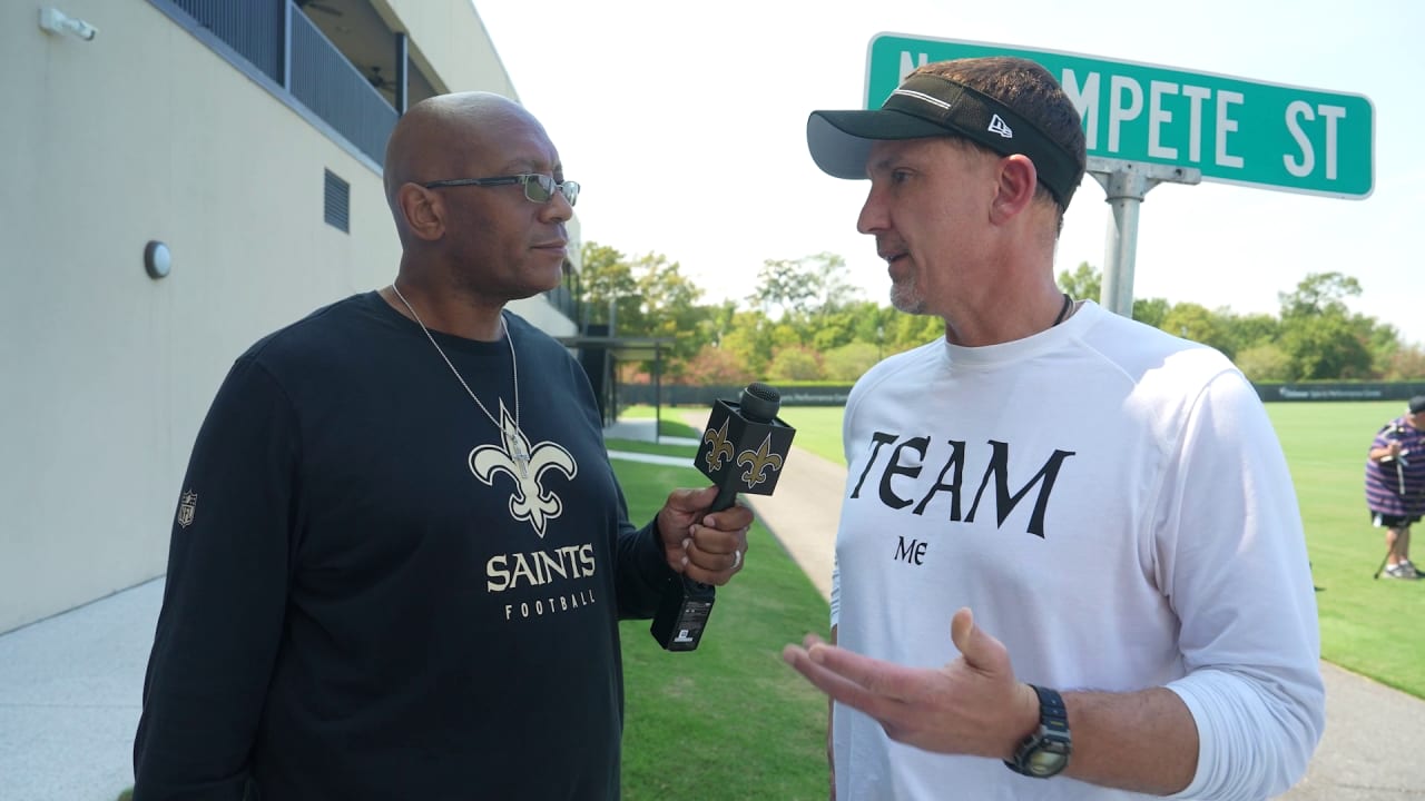 Dennis Allen Recaps Week 2  2023 Saints OTAs 5/30/23 