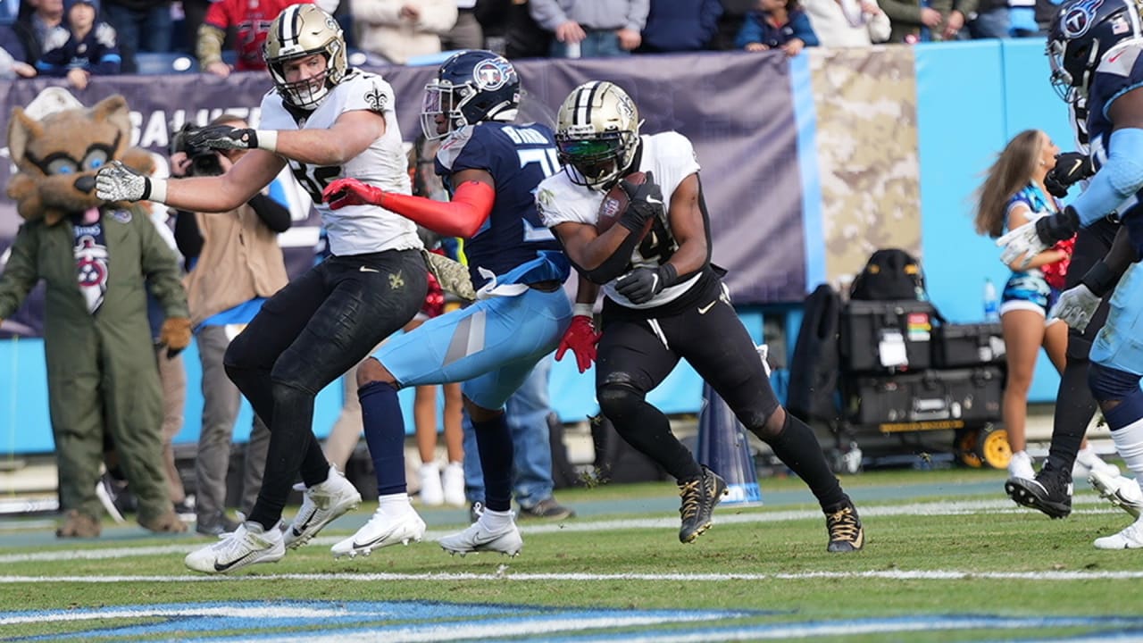 Tennessee Titans hold on for 23-21 victory over New Orleans Saints