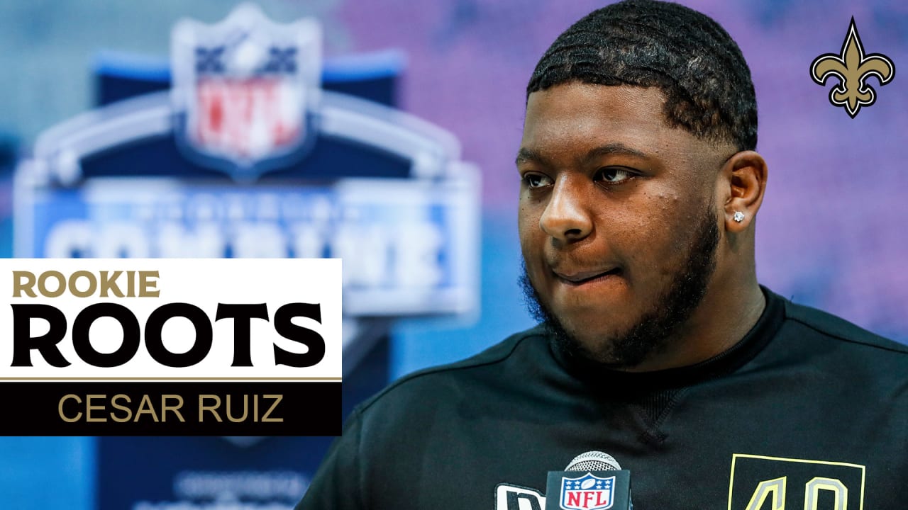 Saints' Cesar Ruiz honors late father through zeal for life, football -  ESPN - New Orleans Saints Blog- ESPN