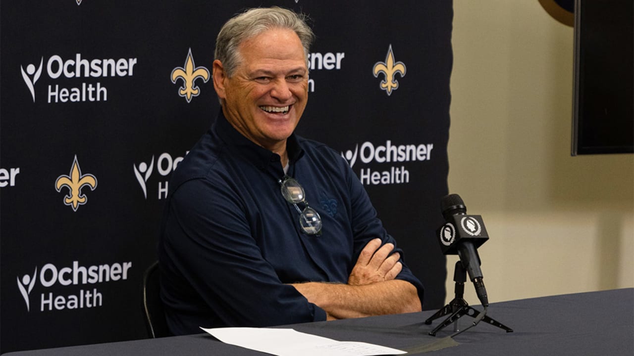 Let's get somebody we love' - Saints General Manager Mickey Loomis meets  with media prior to 2023 NFL Draft