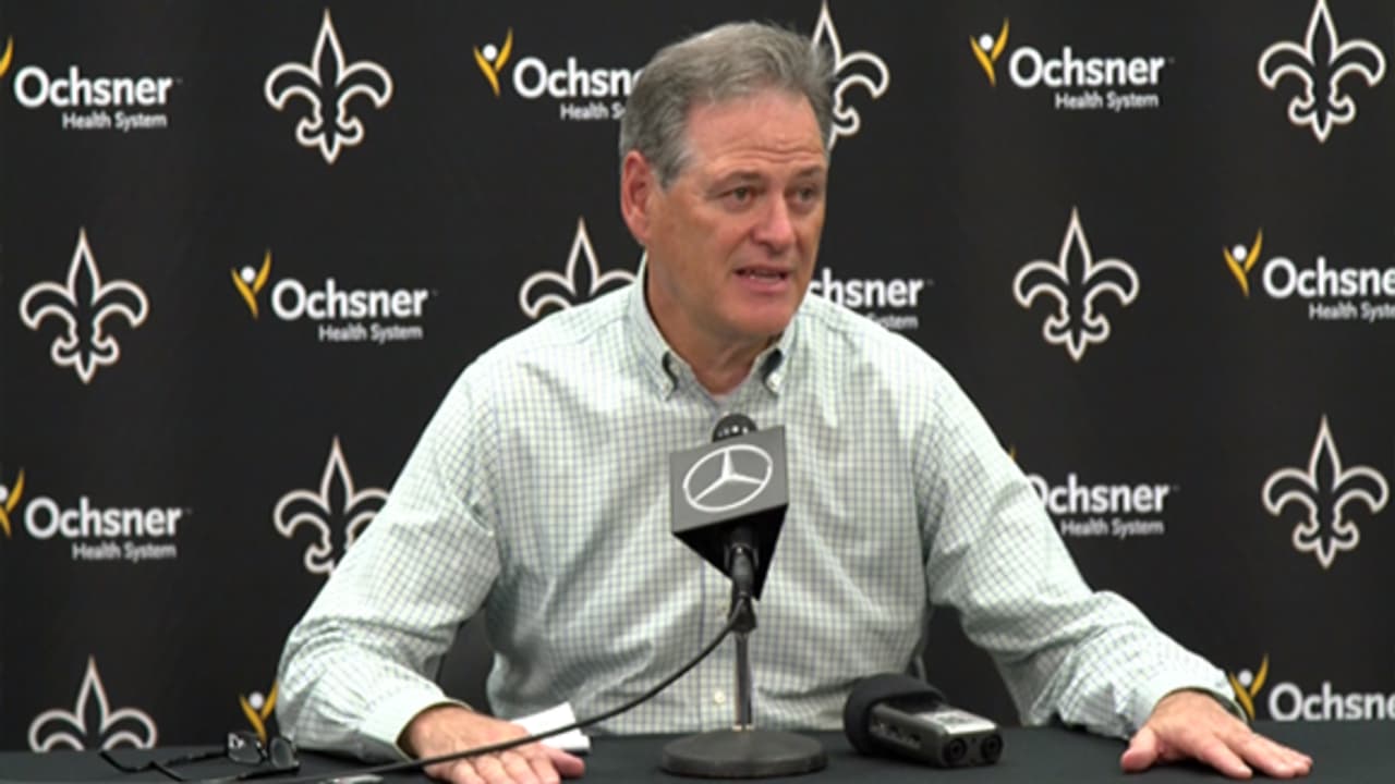 Saints Draft Mickey Loomis Post Draft Presser