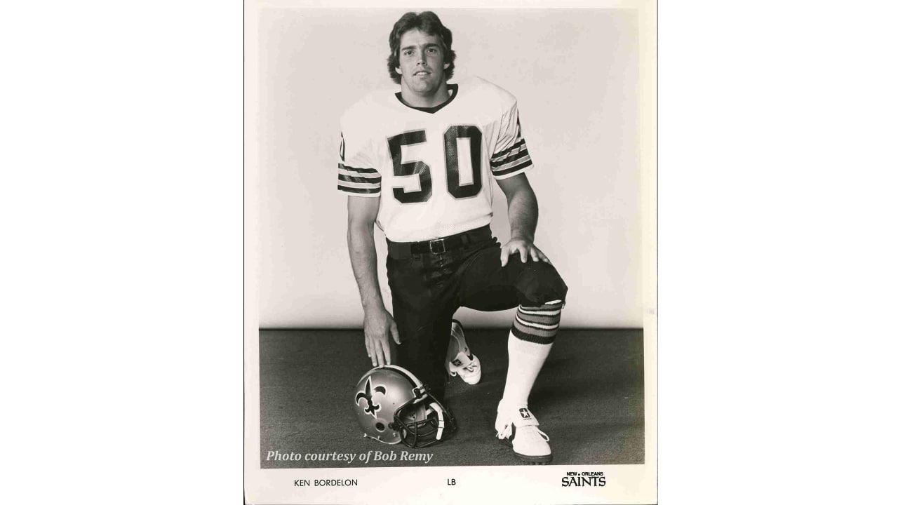 KEN STABLER  New Orleans Saints 1982 Wilson Throwback NFL Football Jersey