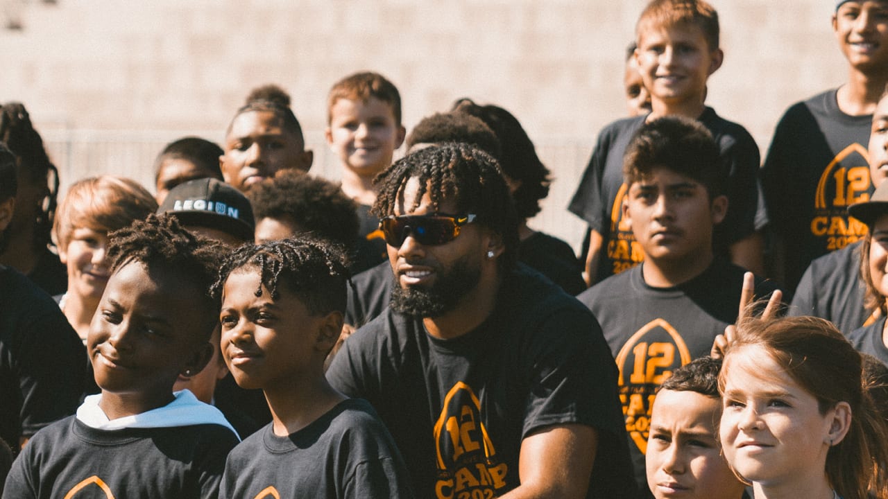 Saints WR Chris Olave holds 2nd annual football camp for kids