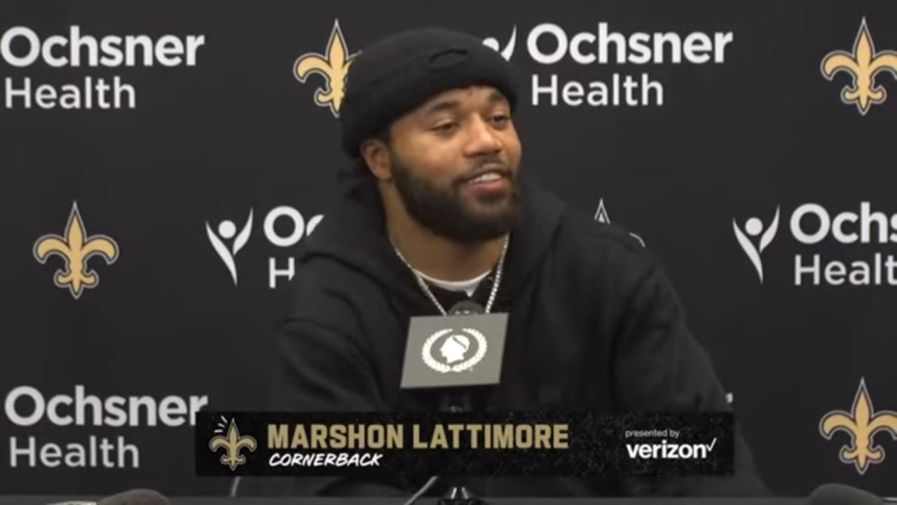 Saints CB Marshon Lattimore "There's another level I can go to" 11/11/21
