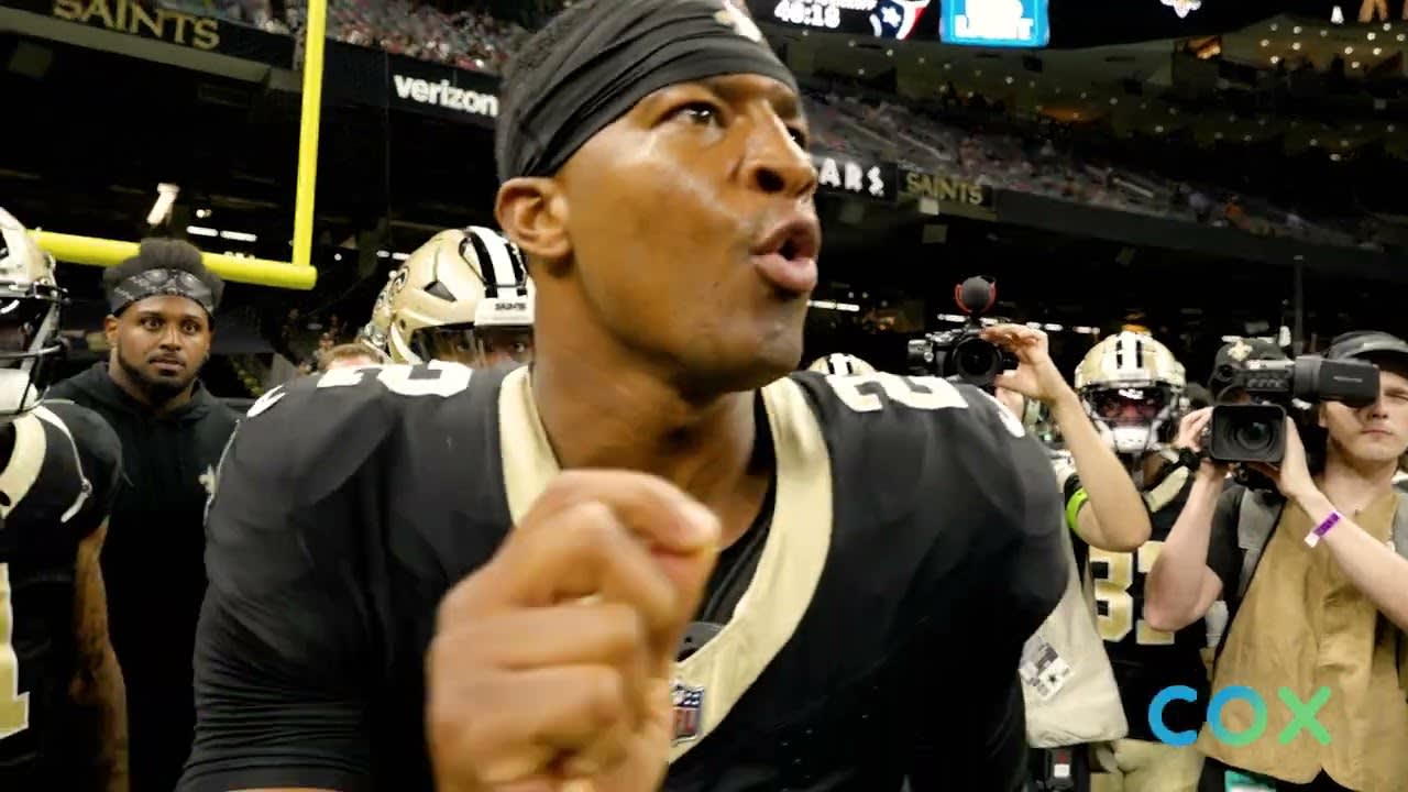 360° View of Saints Pregame Huddle - Week 8 vs Cardinals