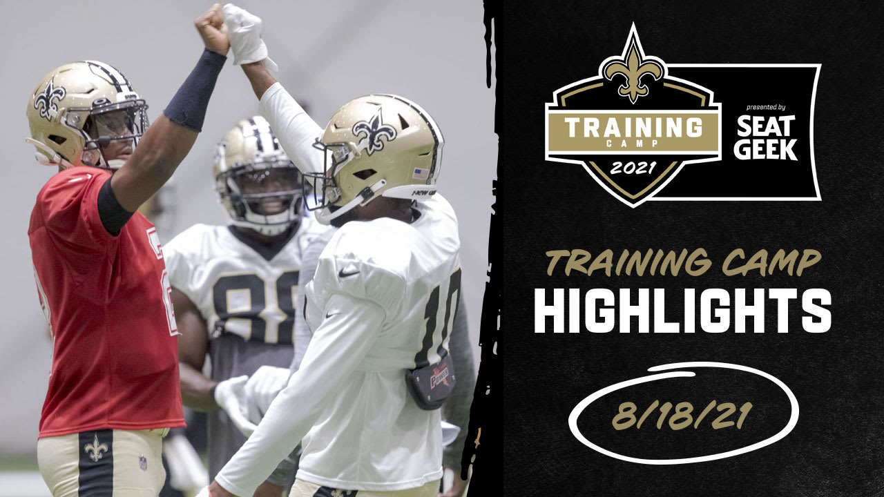 Saints announce schedule for 2021 Training Camp presented by SeatGeek