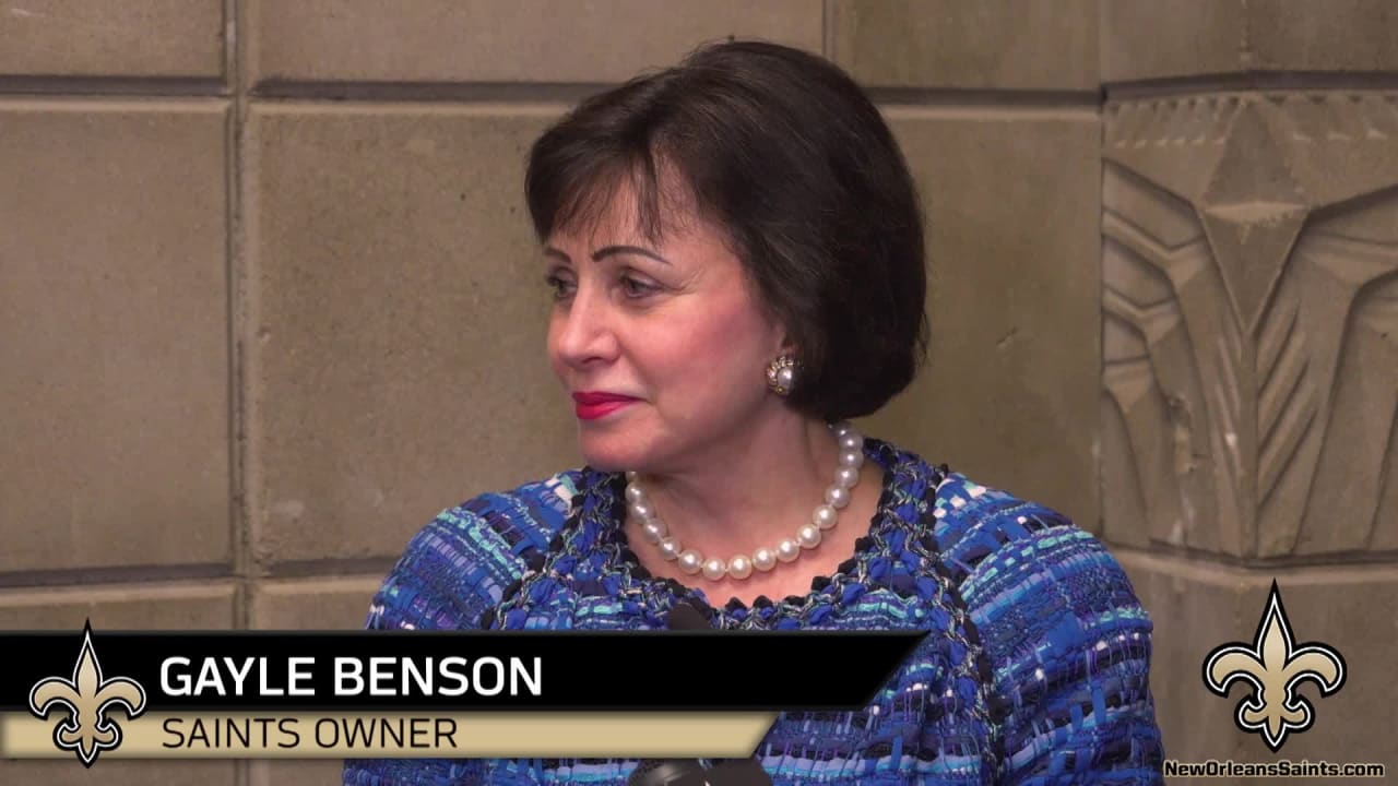 Gayle Benson Speaks At 2019 NFL Owners Meetings