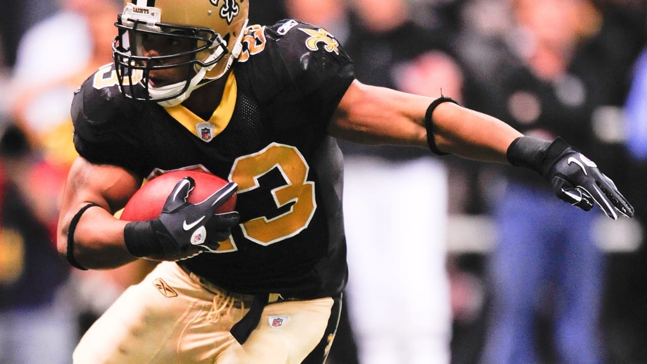 Photo: Pierre Thomas touchdown during the Saints - Vikings NFC Championship  game - NOP2010012406 