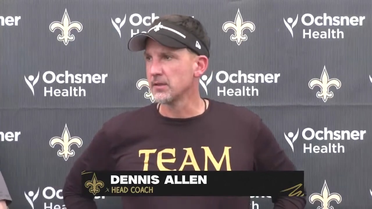2023 NFL Minicamp Dennis Allen recaps Day 1 at Saints Minicamp 6/13/2023