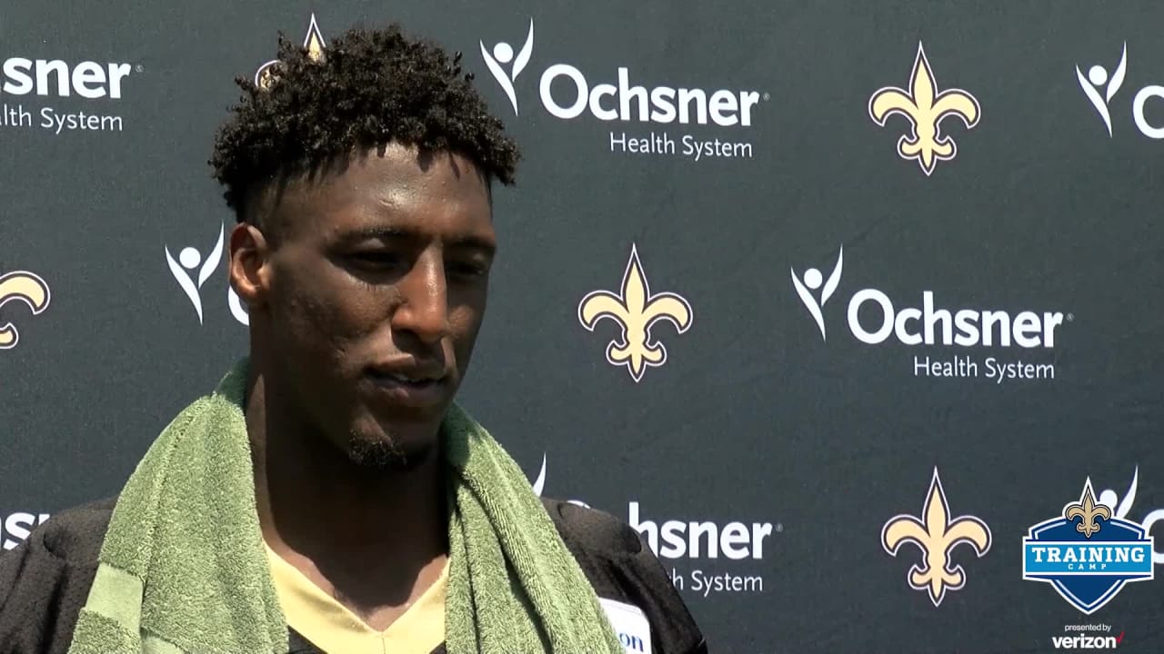 Michael Thomas Training Camp Media Availability August 22