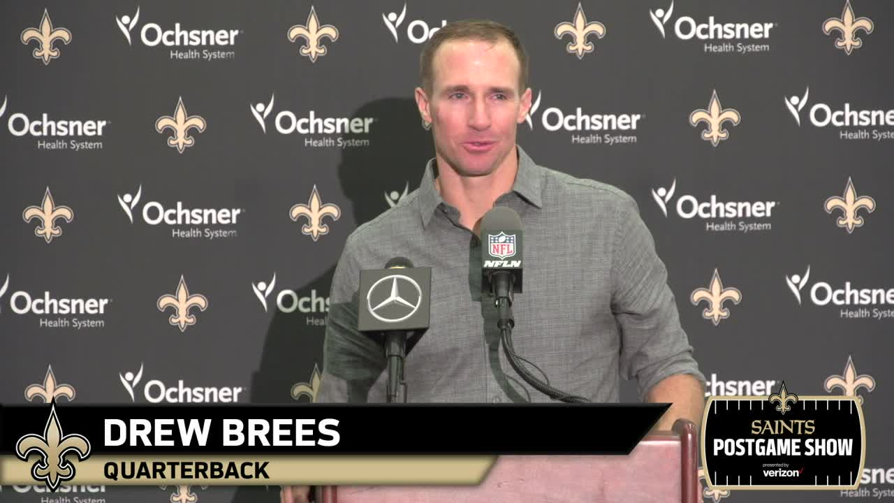 New Orleans Saints on X: The opening statement at Drew Brees' introductory  press conference 15 years ago ⚜️ #ThankYouDrew  / X