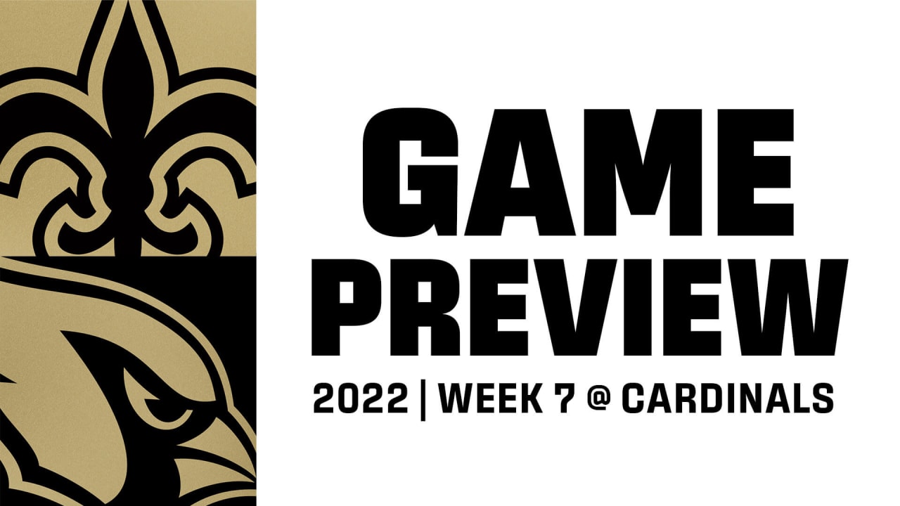 Arizona Cardinals vs New Orleans Saints Week 7 Game Preview - 2022