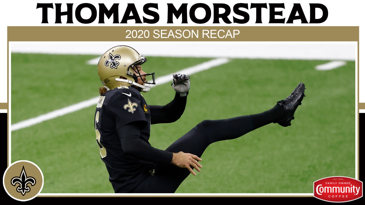 Thomas Morstead New Orleans Saints 2009 - 2020 Once a saint always