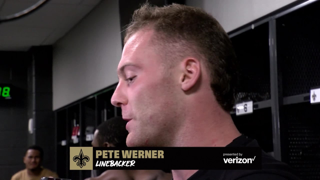 Saints Draft Pick Pete Werner 1st Interview