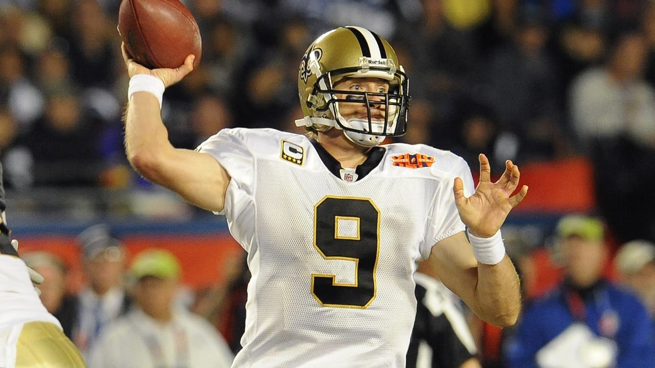 Flashback: Drew Brees in Super Bowl XLIV