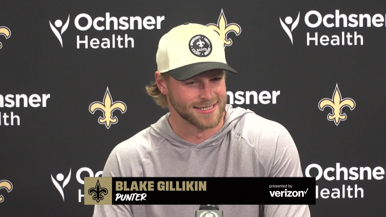 New Orleans Saints on X: #Saints re-sign punter @blakegillikin