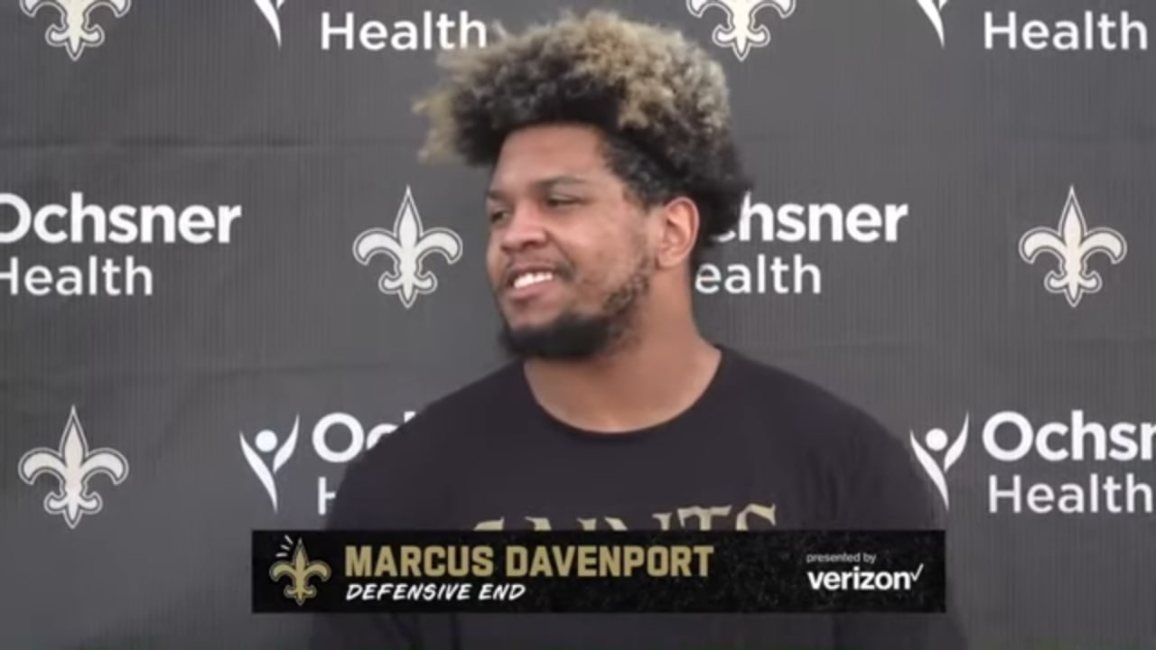 Vikings DL Marcus Davenport loving intensity on display during OTAs -   5 Eyewitness News