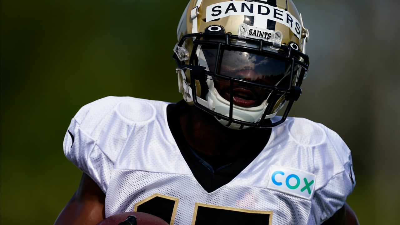 Emmanuel Sanders presence noticeable in New Orleans Saints camp