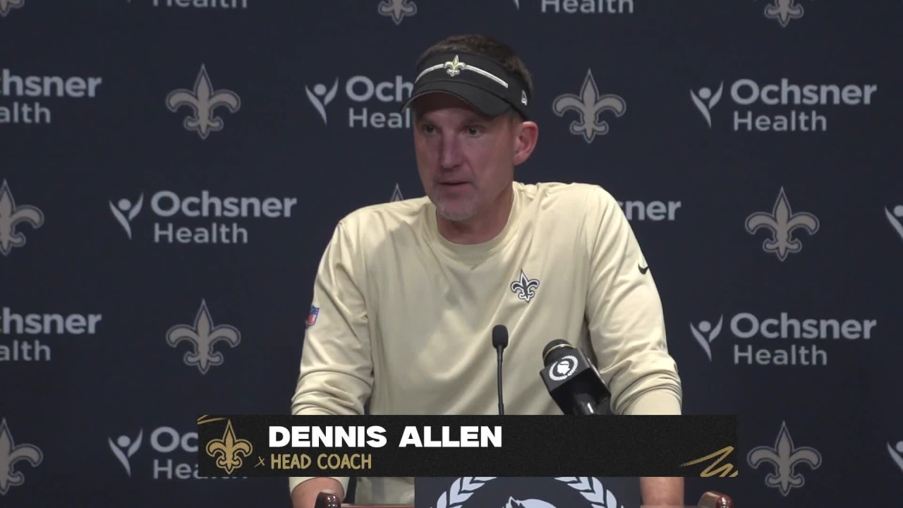 New Orleans Saints coach Dennis Allen: Alvin Kamara aims to meet