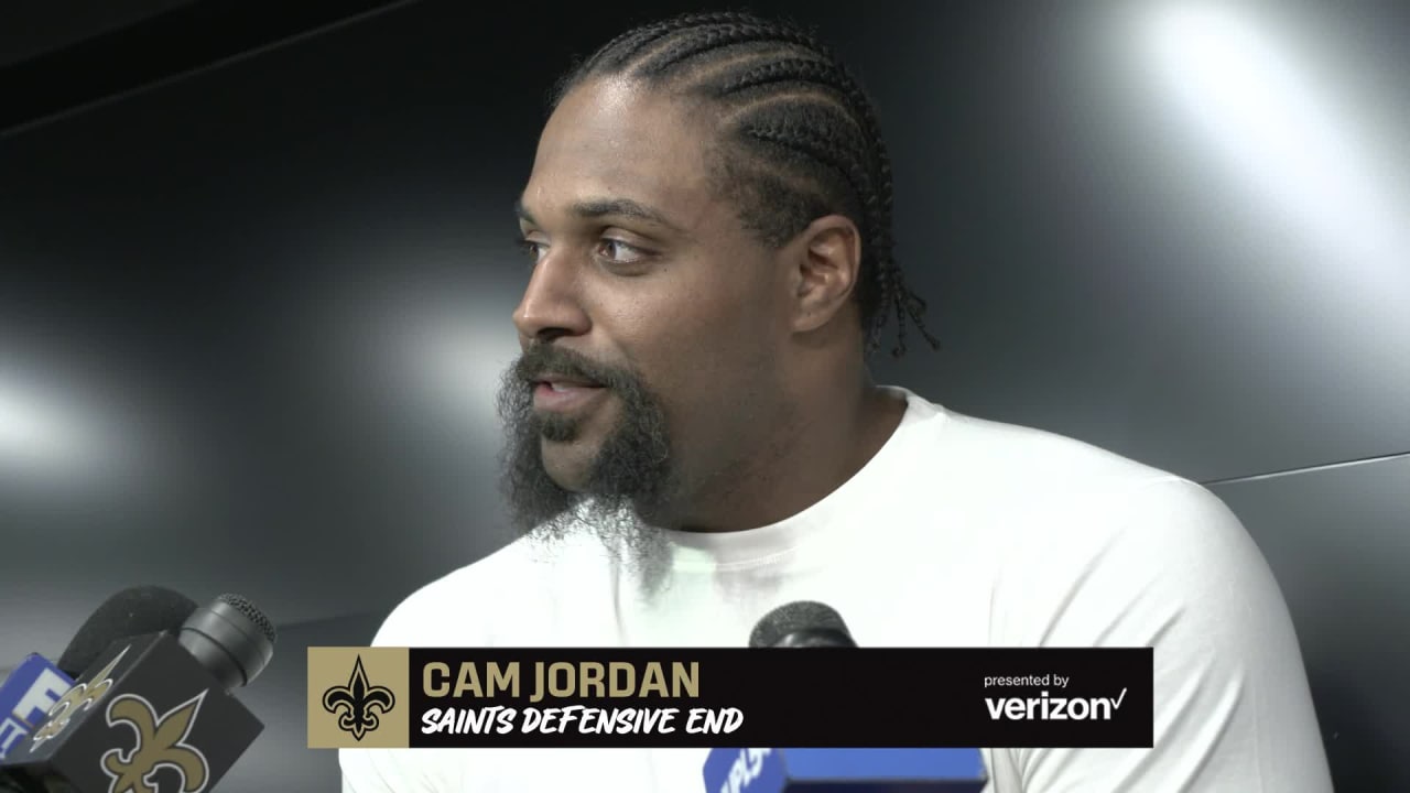 Defensive end Cam Jordan provides another disruptive performance