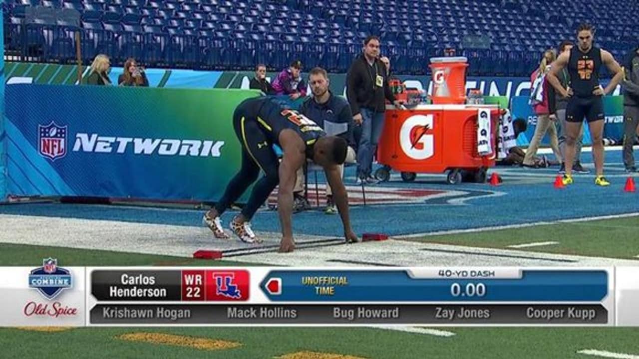 Carlos Henderson runs unofficial 4.46 40-yard dash