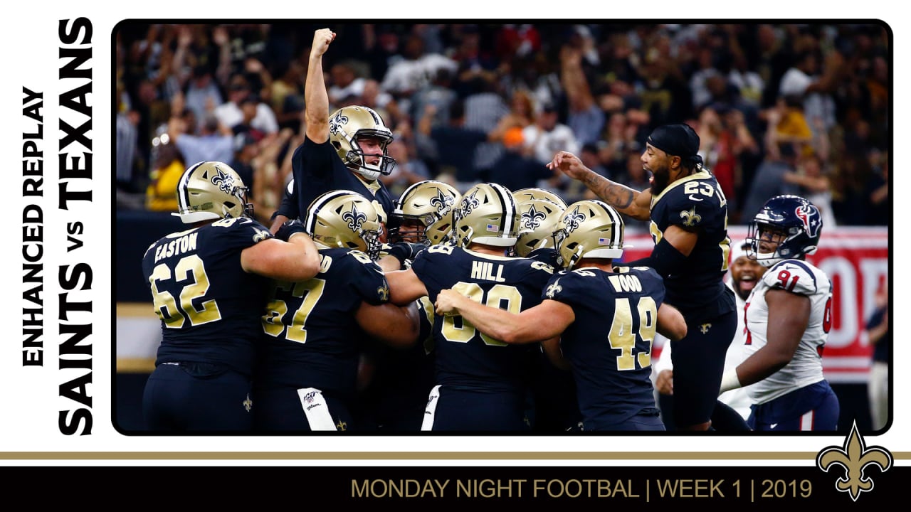 Watch warmups LIVE ahead of Texans vs. Saints 