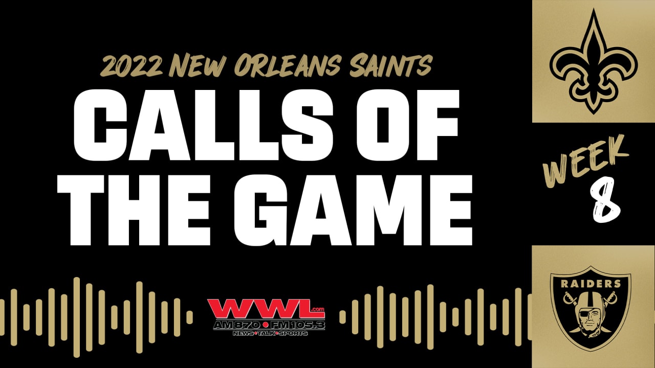 Saints vs. Raiders Calls of the Game  2022 NFL Week 8