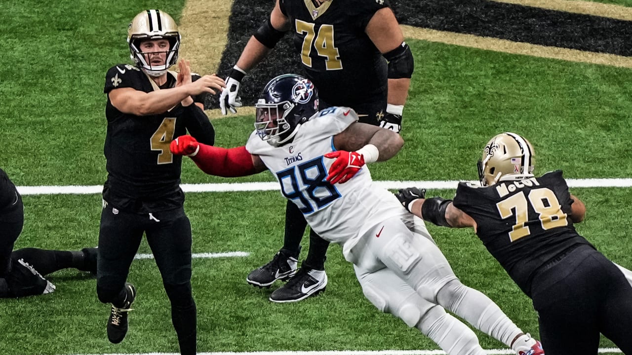 New Orleans Saints quarterback Derek Carr's best throws from 309-yard game  vs. Tennessee Titans