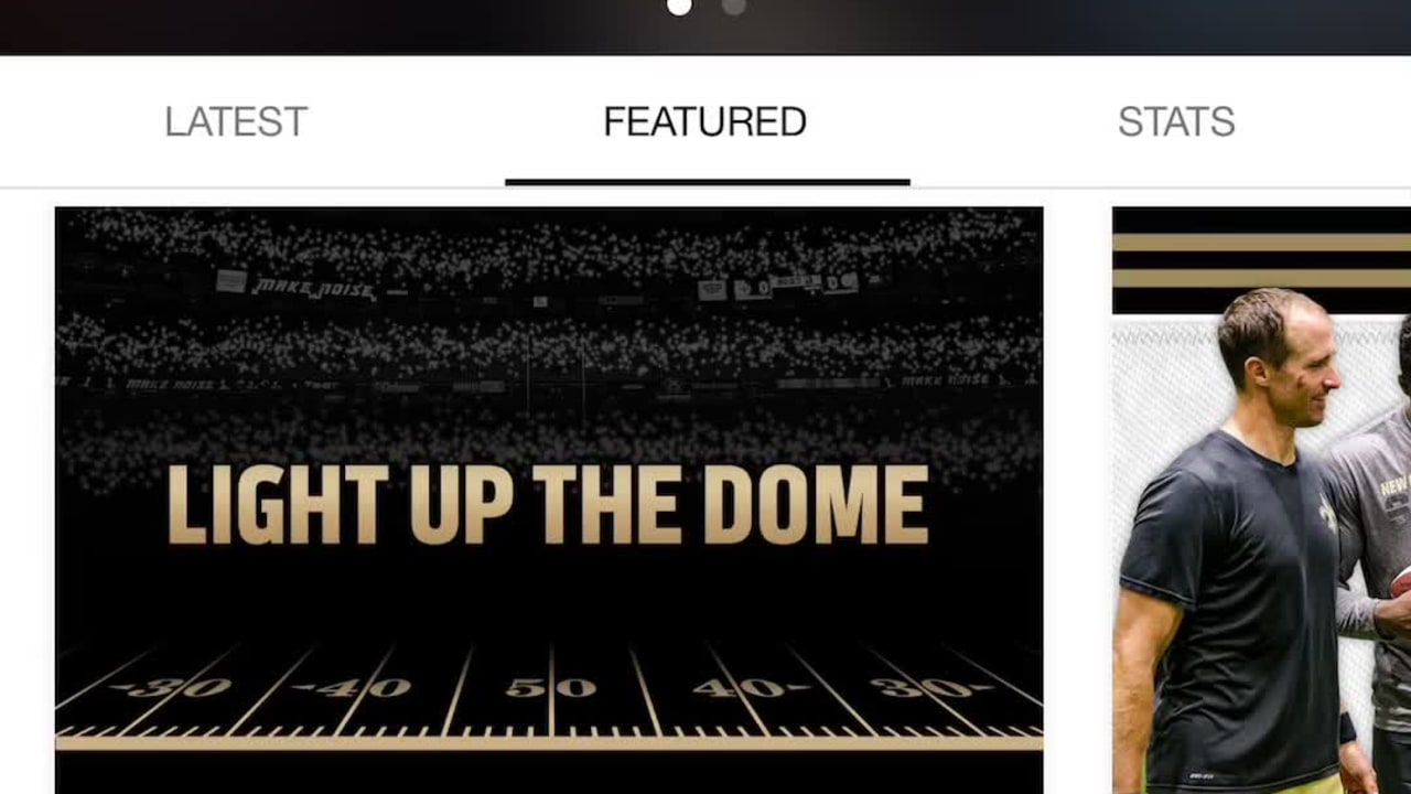 New Orleans Saints on X: Don't miss your chance to win sideline access on  the field, witness player intros and the @SeatGeek 'Light Up the Dome'  pre-game light show on Oct. 1st