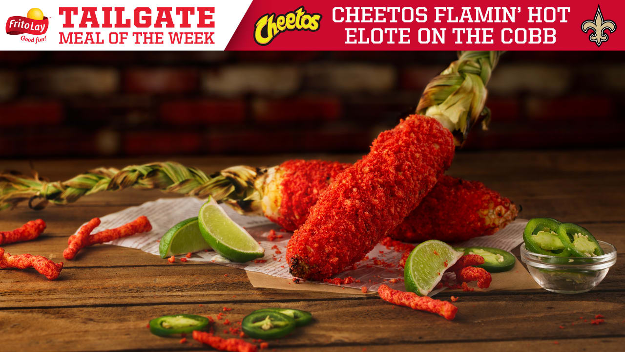 FritoLay Tailgate Meal of the Week: Cheetos Flamin' Hot Elote on the Cobb |  2019 Week 2