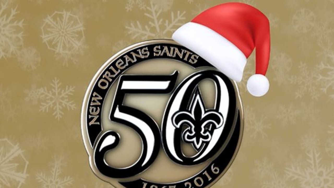 NFL NEW ORLEANS SAINTS-HAPPY HOLIDAYS!