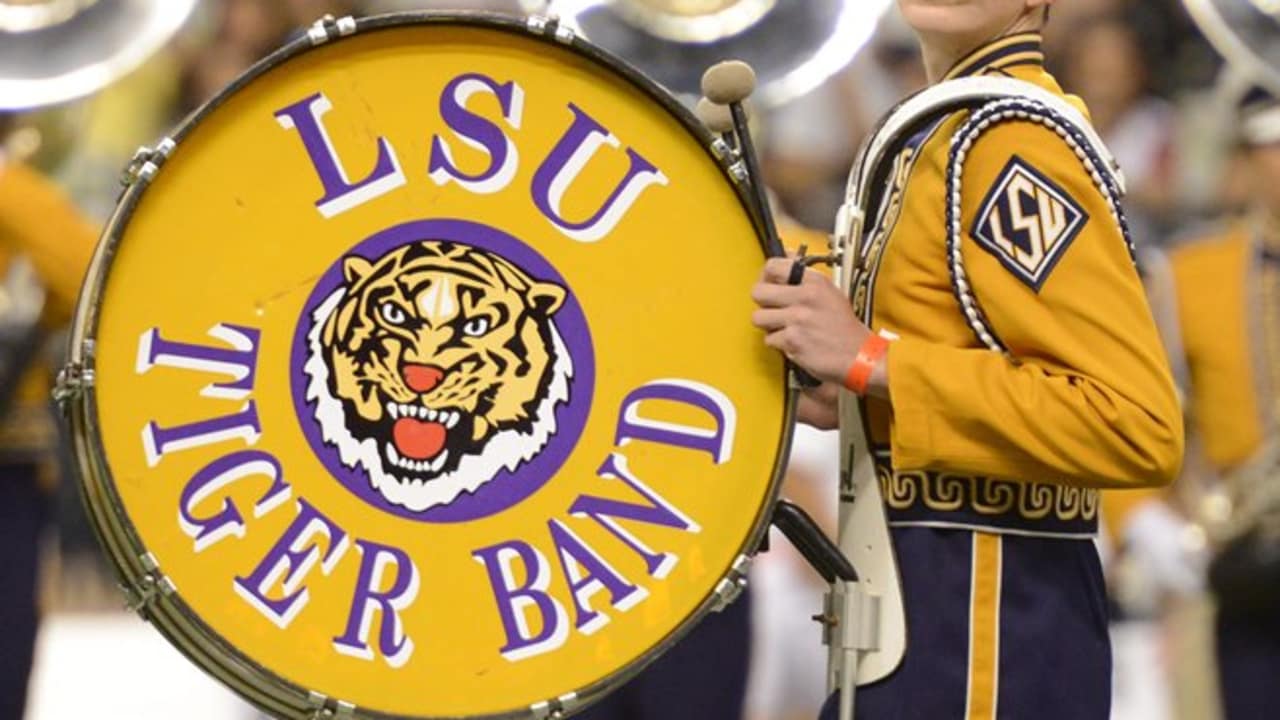 LSU Marching Band at SaintsFalcons game