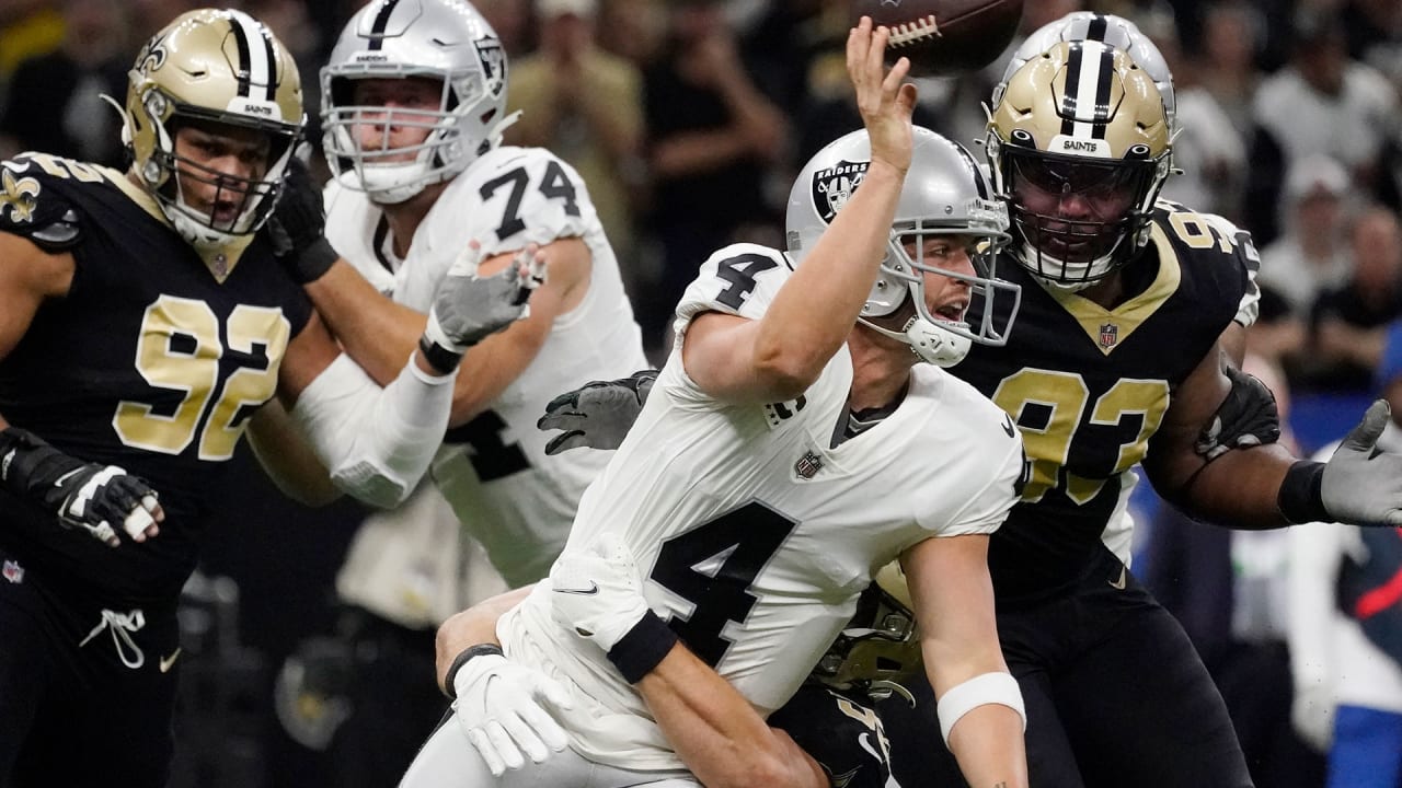 Halftime Update - New Orleans Saints 17 Las Vegas Raiders 0 - 2022 NFL Week  8