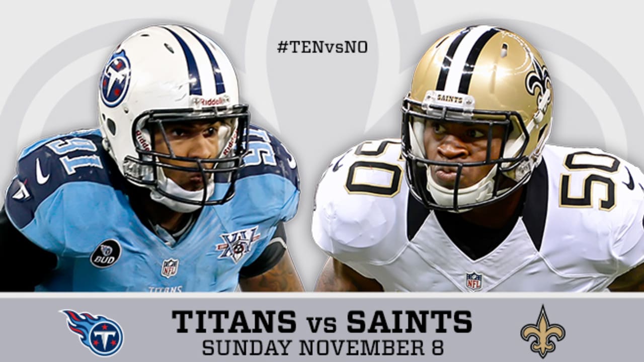 Broadcast Information New Orleans Saints vs Tennessee Titans
