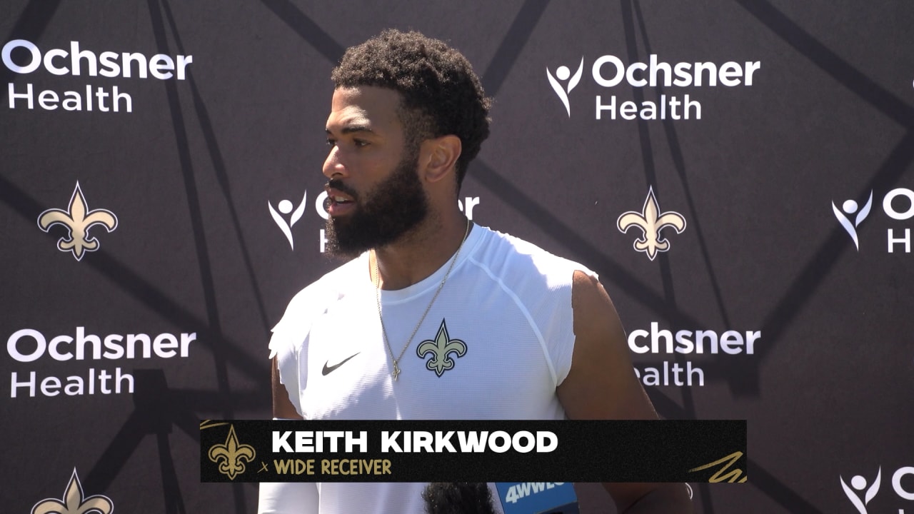 Former Saints and Panthers WR Keith Kirkwood is visiting the Bears