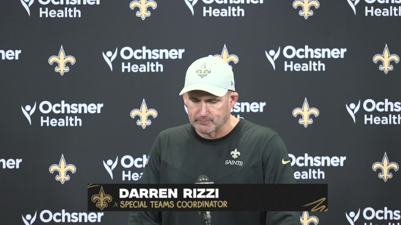 Darren Rizzi Talks Rashid Shaheed, Punting | Saints Vs Bears 2023 NFL ...