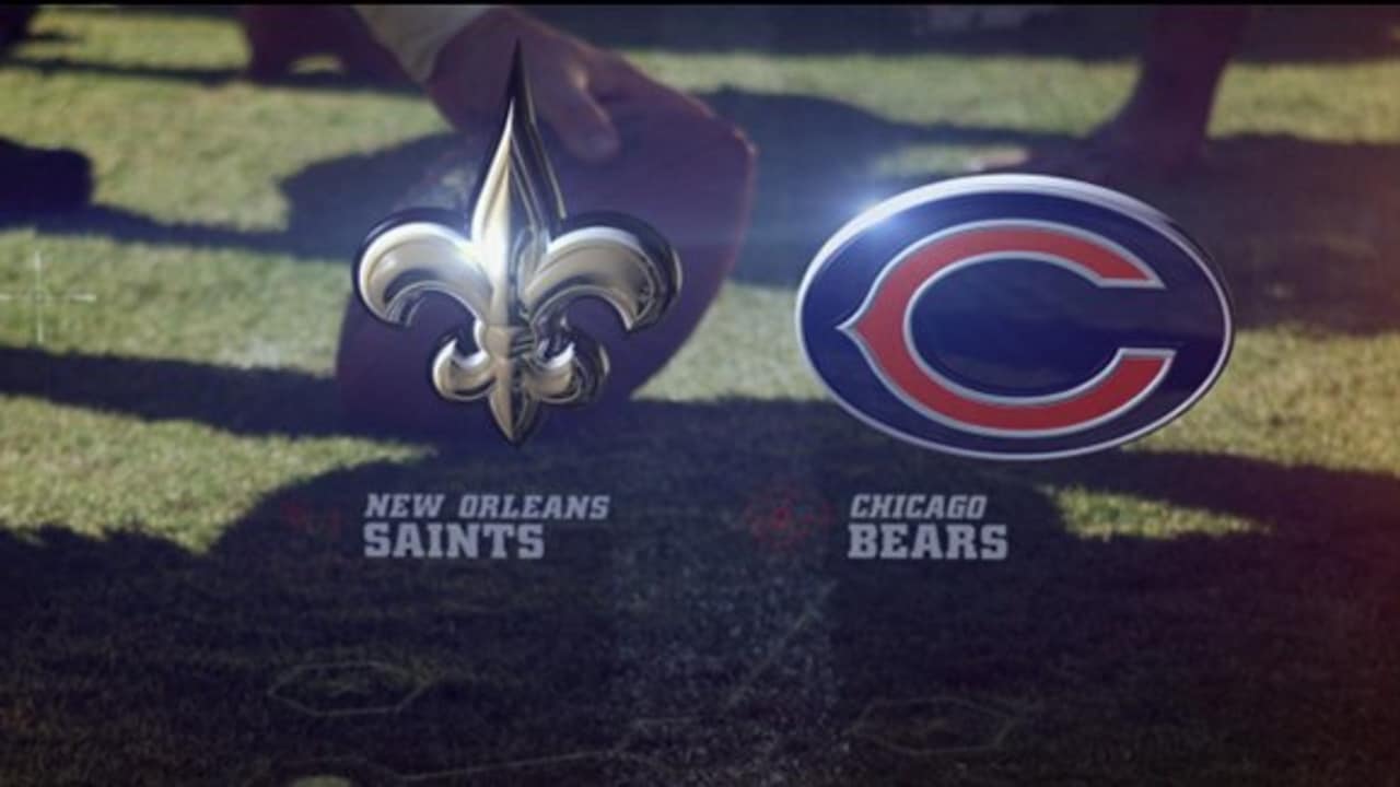 Bears Vs Saints Logo - Week 5 New Orleans Saints Vs Chicago Bears Highlights